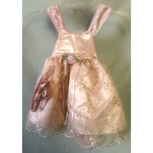 Baby”s Kloset Infant Toddler Girls Dress Party Spring Summer Size S made in USA